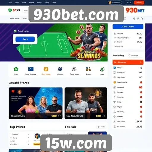 Interface intuitiva do 930bet.com aprimora experiência do usuário